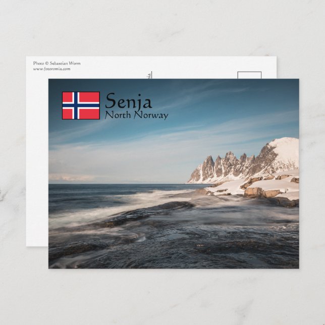 Senja Norway Postcard (Front/Back)