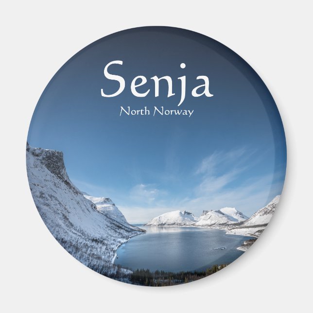 Senja Norway Souvenir Magnet (Front)