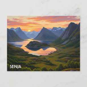 Senja Norway Travel Postcard