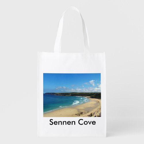 Sennen Cove Cornwall England Grocery Bag