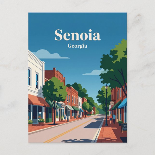 Senoia Georgia Postcard (Front)