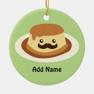 Señor Flan Ceramic Ornament