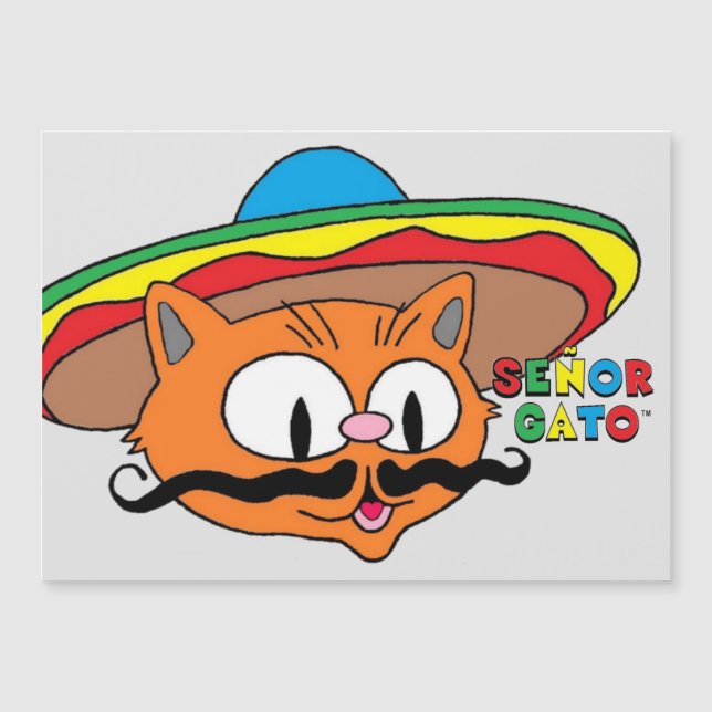 senor gato magnetic card (Front)