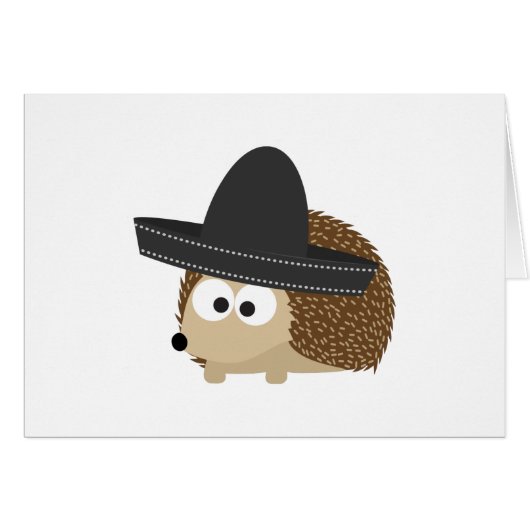 Señor Hedgehog Cards (Front Horizontal)