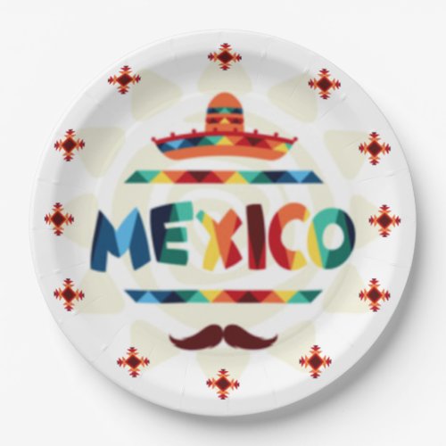 Seor Mexico HHM Party Paper Plates