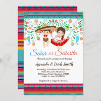 Senor or Senorita Gender Reveal Invitation