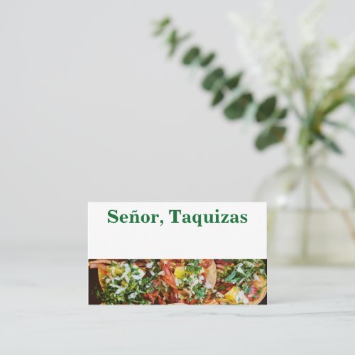 Seor Taquizas Business Card