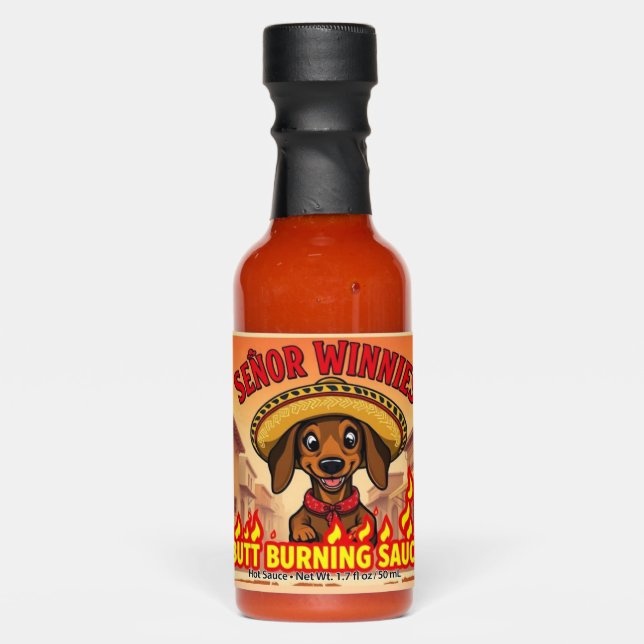 Señor Winnies Butt Burning Hot Sauce (Front)
