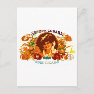 SENORA CUBANA POSTCARD