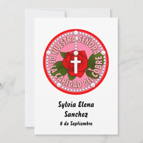 Señora De La Caridad Del Cobre Invite