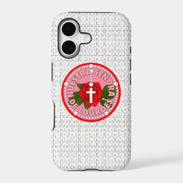 Señora De Lourdes Iphone Case (Back)