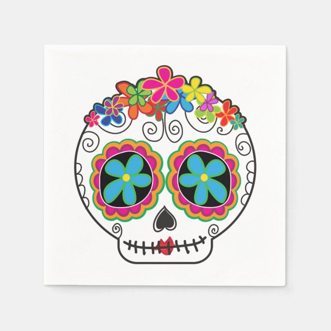 Señorita Calavera Napkins (Front)