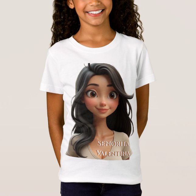 Senorita Valentina: Radiant Charm and Warmth T-Shirt (Front)