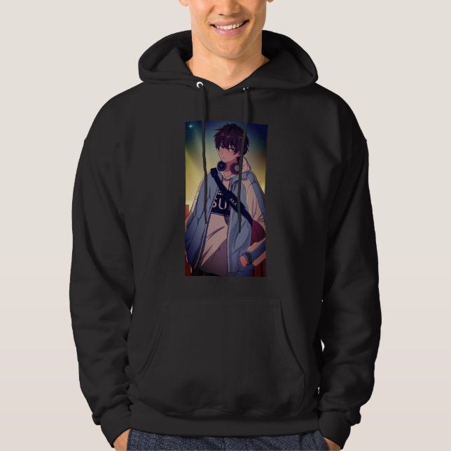 SenpaiXEL Urban Sunset Boy Hoodie (Front)