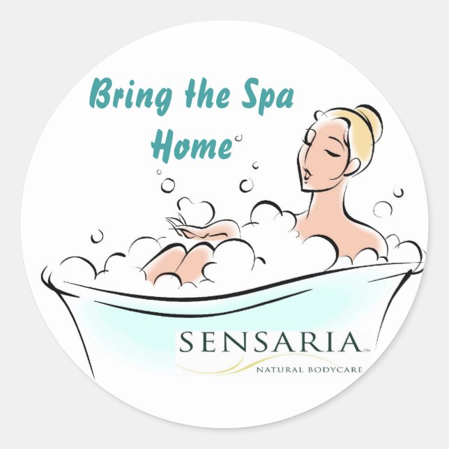 Sensaria Classic Round Sticker (Front)