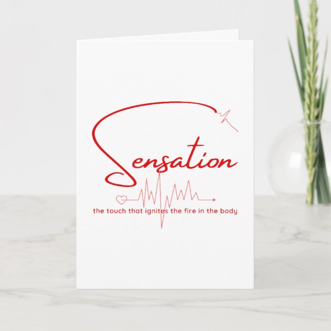 Sensation Pulse Heartline Card (Front)