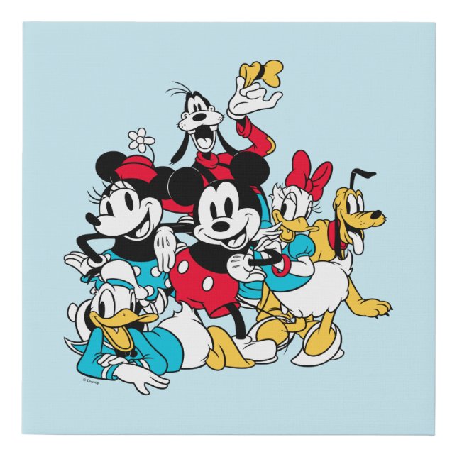 Sensational 6 | A Classic Group Shot Faux Canvas Print (Front)