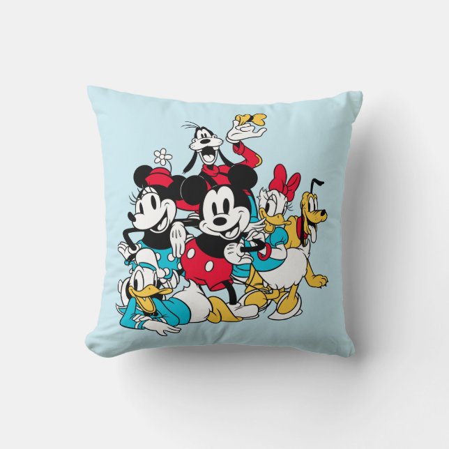 Sensational 6 | A Classic Group Shot Throw Pillow (Front)