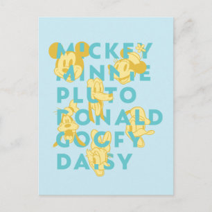 Sensational 6 All Their Names Postcard