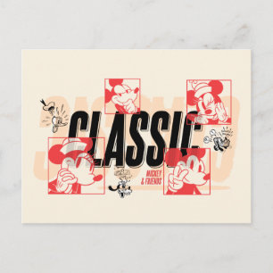 Sensational 6 Classic Mickey & Friends Postcard