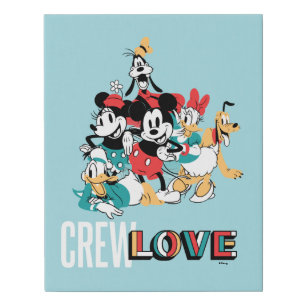 Sensational 6   Crew Love Faux Canvas Print