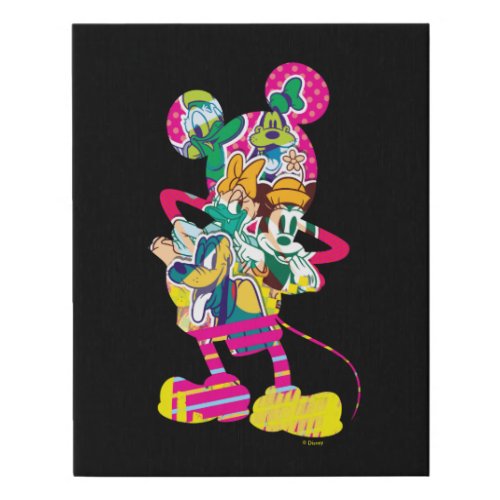 Sensational 6  Fun Mickey Mouse Faux Canvas Print