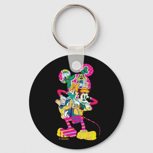 Sensational 6  Fun Mickey Mouse Keychain