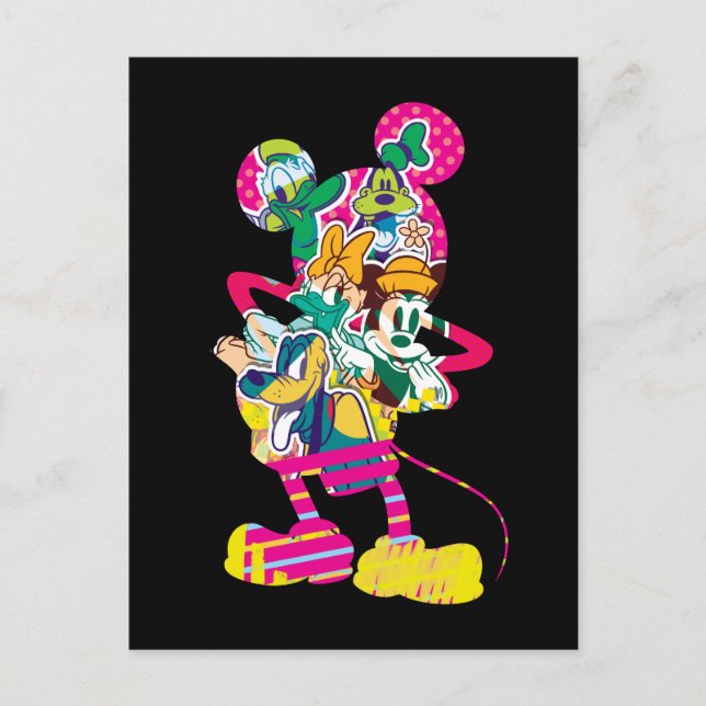 Sensational 6 | Fun Mickey Mouse Postcard (Front)