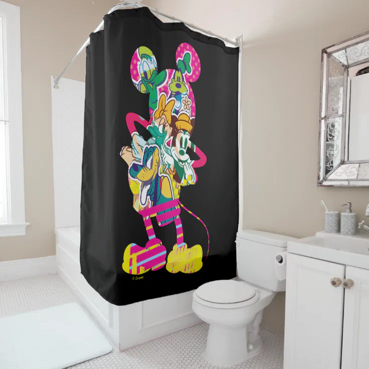 Sensational 6 Fun Mickey Mouse Shower Curtain Zazzle 