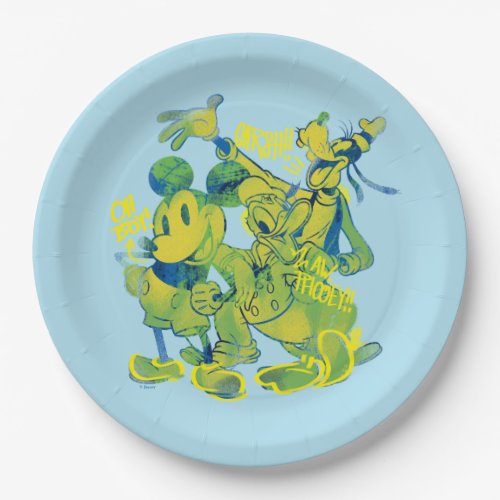 Sensational 6   Mickey Donald  Goofy Paper Plates