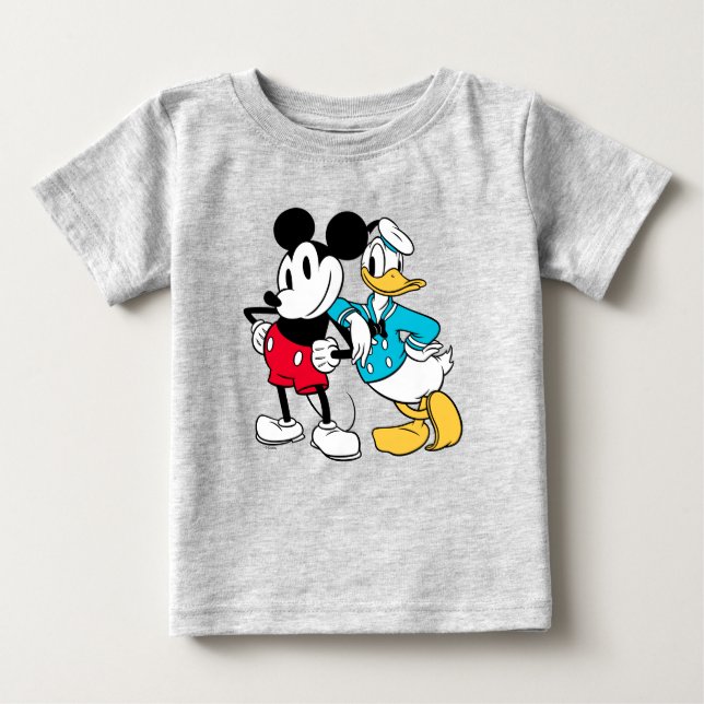 Sensational 6  | Mickey Mouse & Donald Duck Baby T-Shirt (Front)