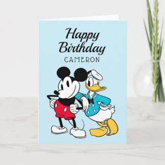 Sensational 6  | Mickey Mouse & Donald Duck Card