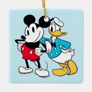 Sensational 6  | Mickey Mouse & Donald Duck Ceramic Ornament