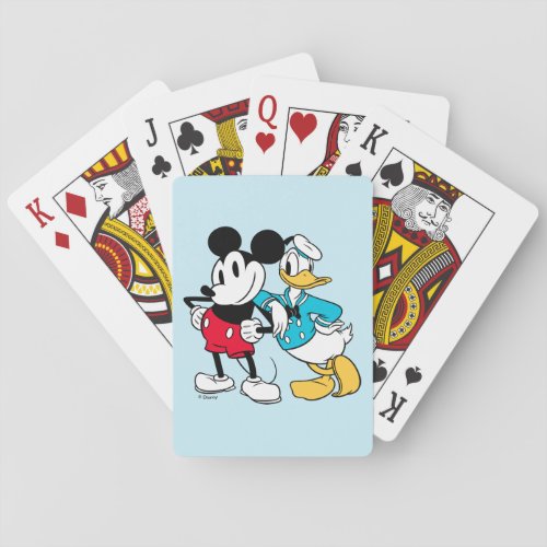 Sensational 6   Mickey Mouse  Donald Duck Playing Cards