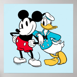 Sensational 6    Mickey Mouse & Donald Duck Poster