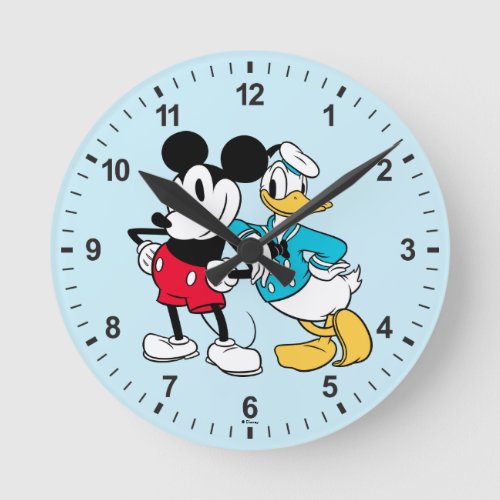 Sensational 6  | Mickey Mouse &amp; Donald Duck Round Clock