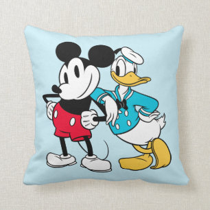 Sensational 6 Mickey Mouse & Donald Duck Throw Pillow
