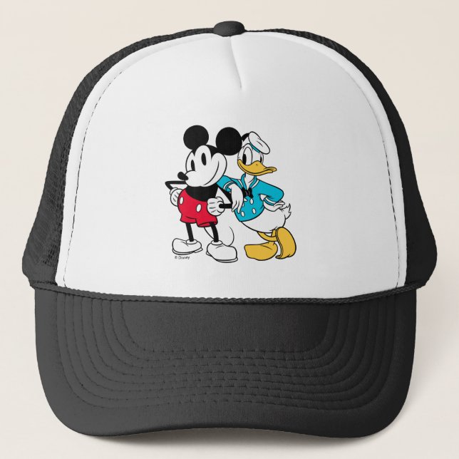Sensational 6  | Mickey Mouse & Donald Duck Trucker Hat (Front)