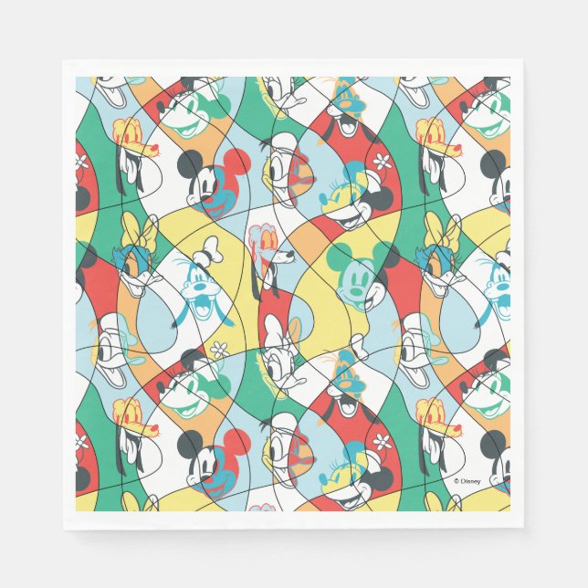 Sensational 6  | Modern Art Pattern Napkins (Front)
