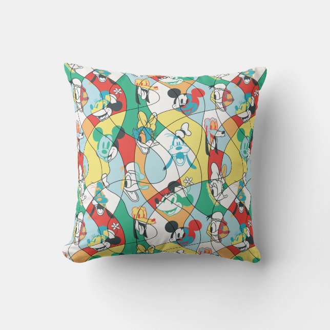 Sensational 6  | Modern Art Pattern Throw Pillow (Front)