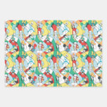 Sensational 6  | Modern Art Pattern Wrapping Paper Sheets