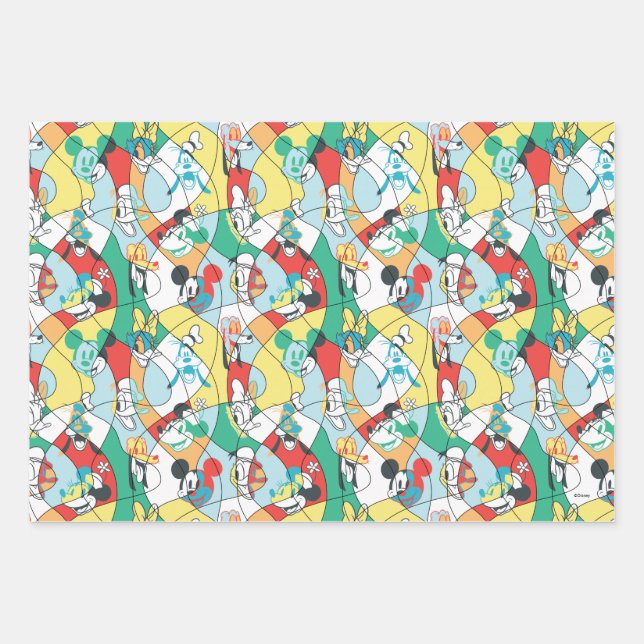 Sensational 6  | Modern Art Pattern Wrapping Paper Sheets (Front)