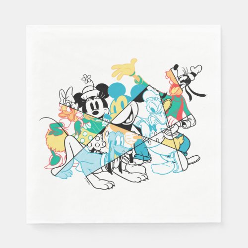 Sensational 6  Modern Group of Friends Napkins