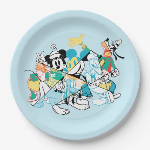 Sensational 6  Modern Group of Friends Paper Plates