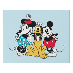 Sensational 6   Trio of Friends Faux Canvas Print
