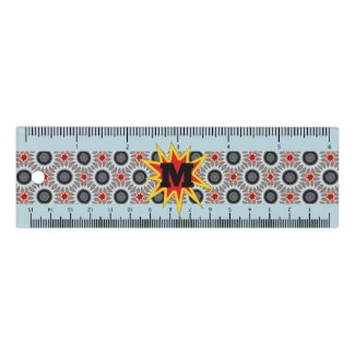 Sensational Red Starburst Ruler