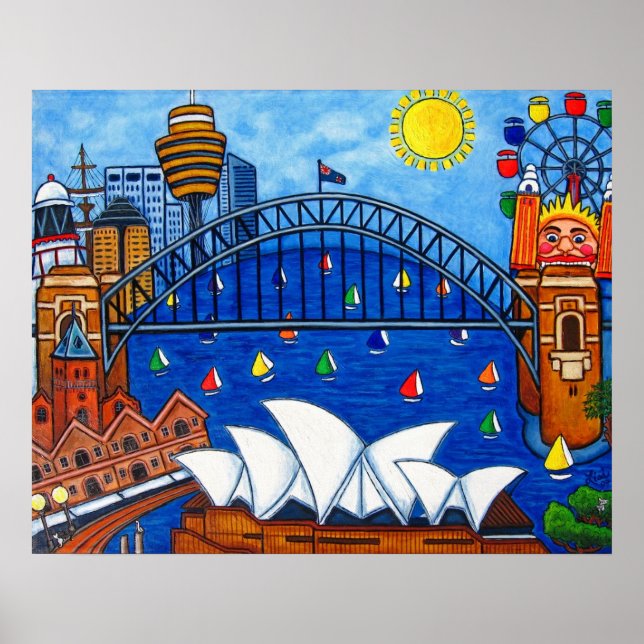 Sensational Sydney Print by Lisa Lorenz (Front)