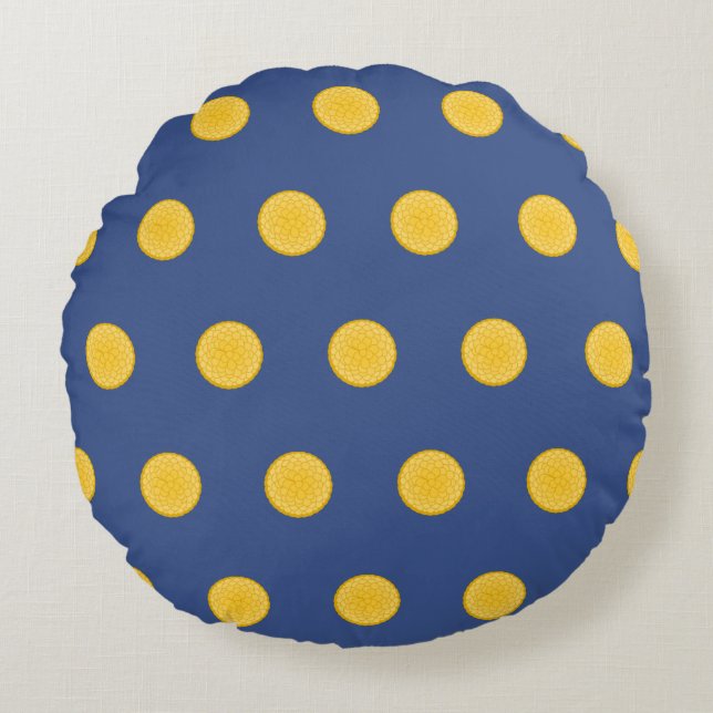 Sensational Synura Round Pillow (Front)