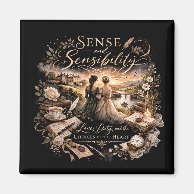 Sense and Sensibility Magnet (Front)