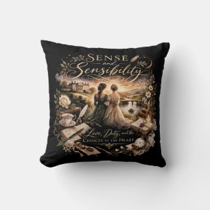 Sense and Sensibility Throw Pillow